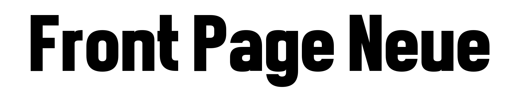 Front Page Neue